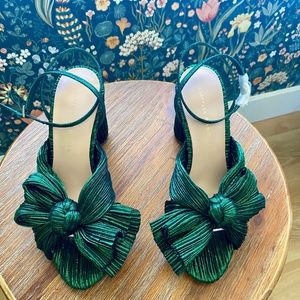 Loeffler Randall Emerald Bow Heel Size 5.5